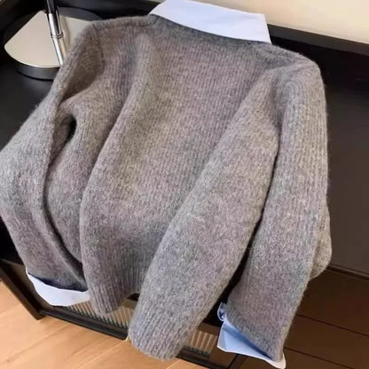 Dachshund Cartoon Knit Sweater