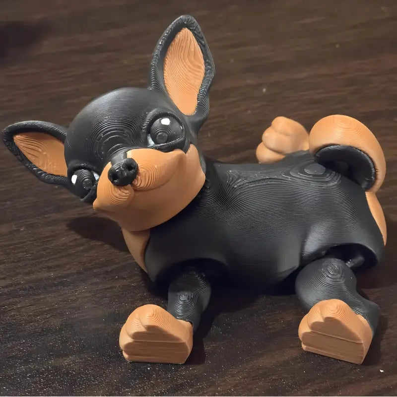 3D Printed Chihuahua Puppy Figurine