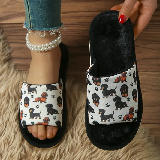 Cozy Dachshund Love Slides