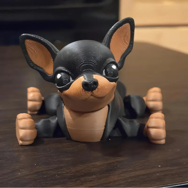 3D Printed Chihuahua Puppy Figurine