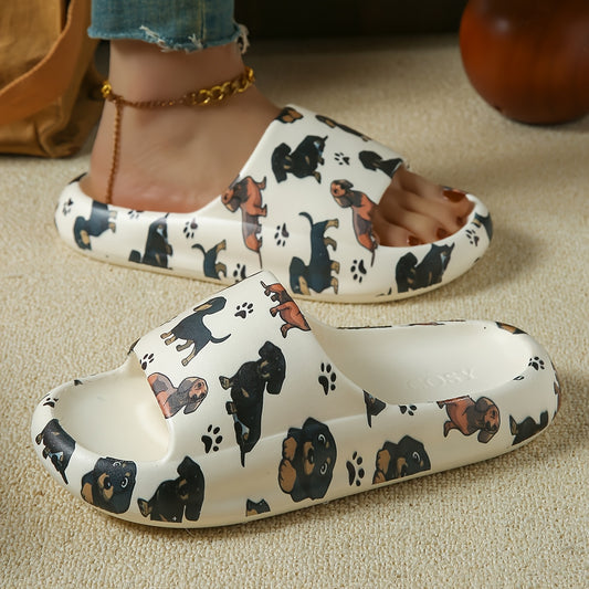 Cute Dachshund Print Slides