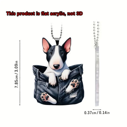 Cute Bull Terrier Ornament