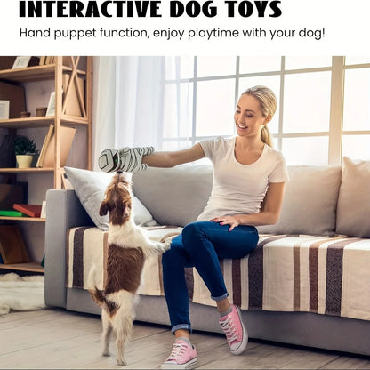 9-in-1 Stuffed Plush Squeaky Dog Toys