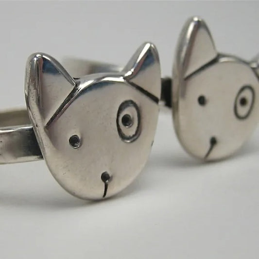 Trendy Bull Terrier Rings