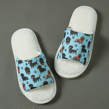 Cozy Dachshund Love Slides
