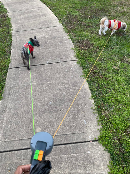 OmgMyDog Dual Doggie Retractable Leash – 2025 Edition 🐾🐾