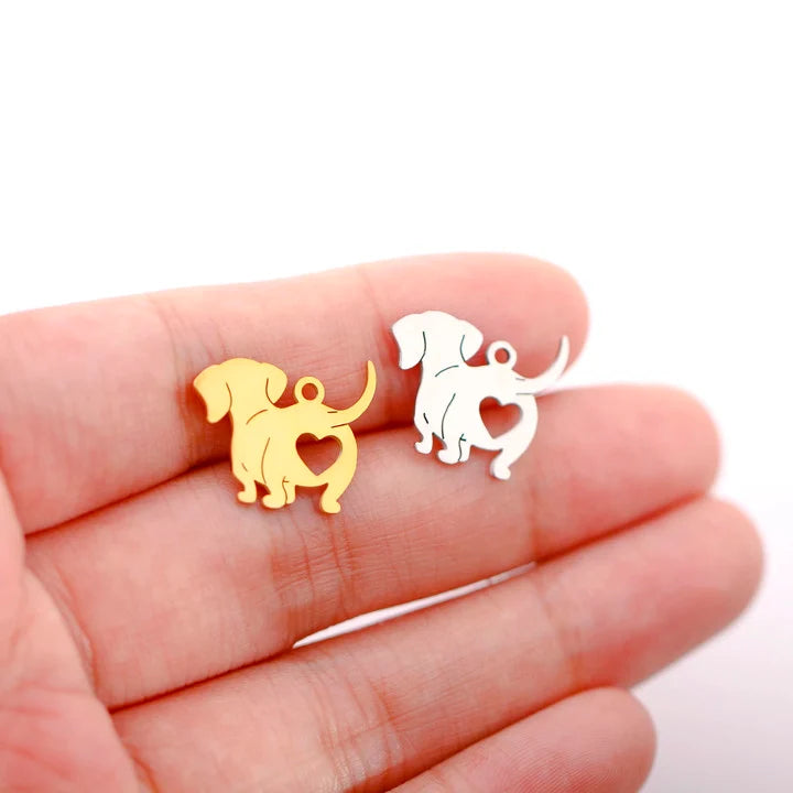 Adorable Doxie Charm Pendants