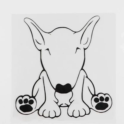 Bull Terrier Dog Car Sticker