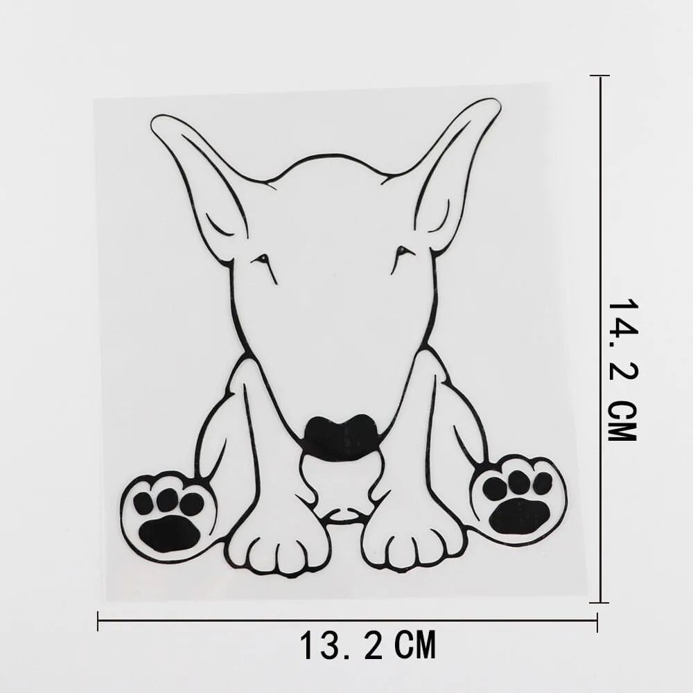 Bull Terrier Dog Car Sticker