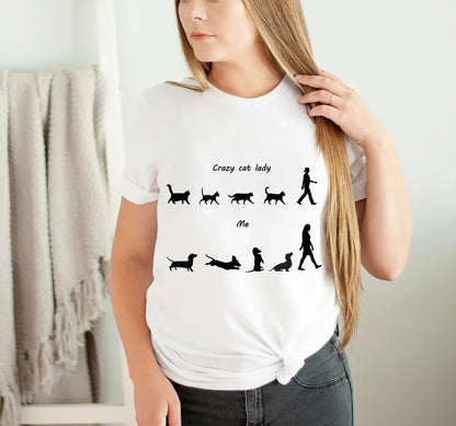 Crazy Dachshund Lady Shirt