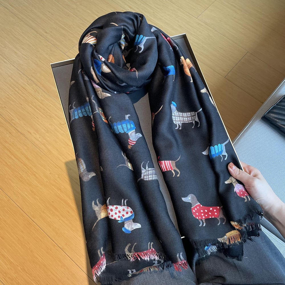 Charming Dachshund Scarf