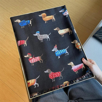 Charming Dachshund Scarf