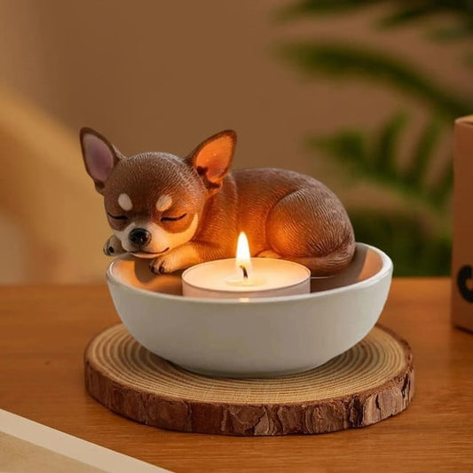 Chihuahua Candle Holder