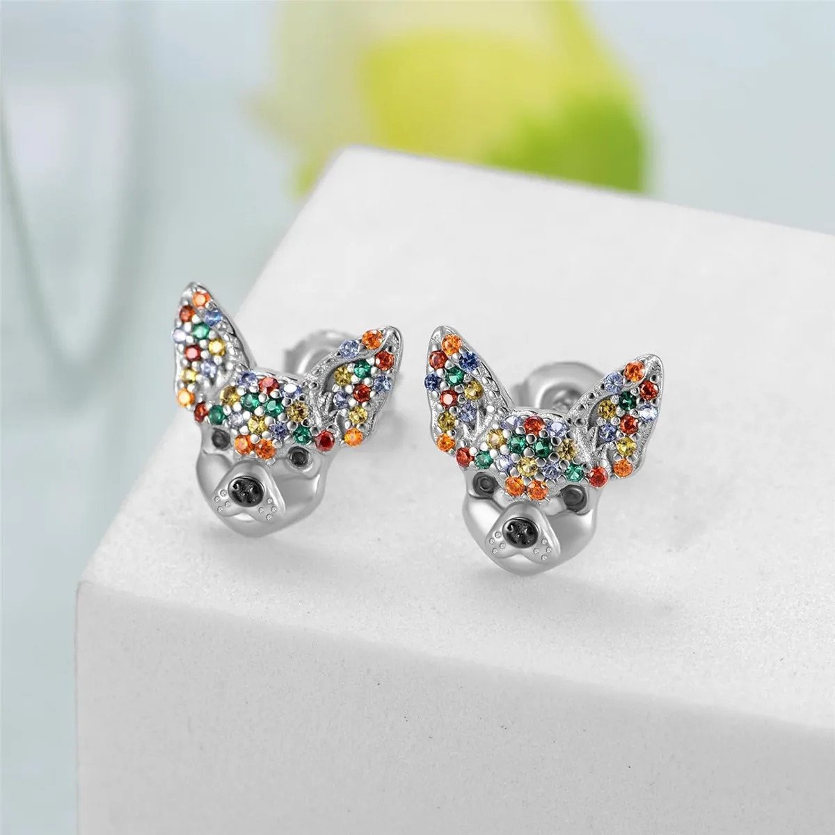 Chihuahua Stud Earrings