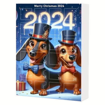 Christmas Countdown Mystery Box Set – Dachshund Ornaments (24pcs)