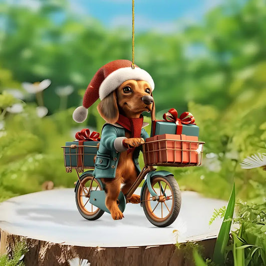 Dachshund Christmas Ornament – Festive & Fun!