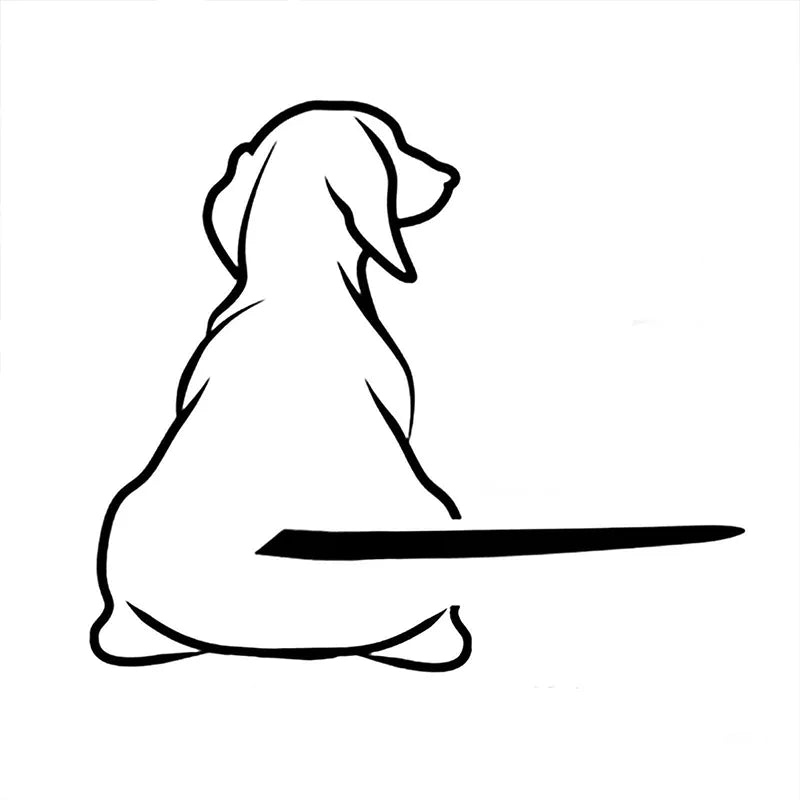 Dachshund Dog Car Sticker