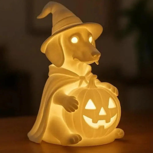 Dachshund Halloween Ghost Night Lamp