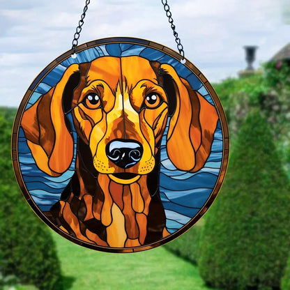 Dachshund Sky Suncatcher - Whimsical Home Decor