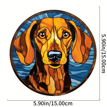 Dachshund Sky Suncatcher - Whimsical Home Decor