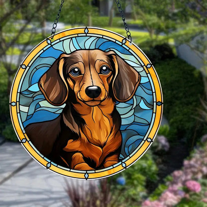 Dachshund Sky Suncatcher - Whimsical Home Decor