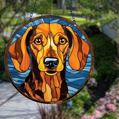 Dachshund Sky Suncatcher - Whimsical Home Decor