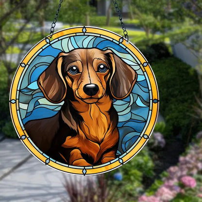 Dachshund Sky Suncatcher - Whimsical Home Decor