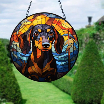 Dachshund Sky Suncatcher - Whimsical Home Decor