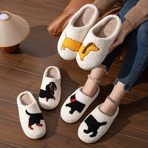 Dachshund Plush Slippers