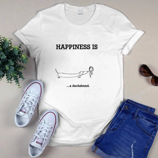 Happiness is a Dachshund Tee