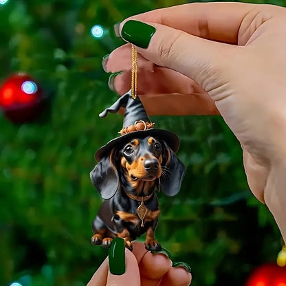 Halloween Dachshund Ornaments