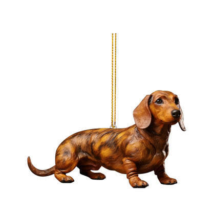 Dachshund  Christmas Holiday Decoration