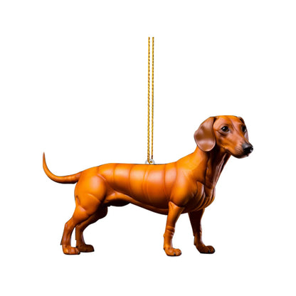 Dachshund  Christmas Holiday Decoration