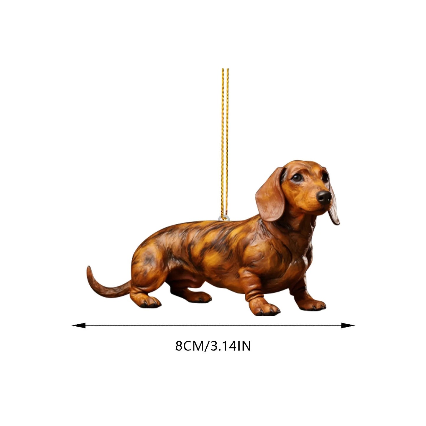 Dachshund  Christmas Holiday Decoration