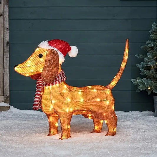 LED Dachshund Christmas Light