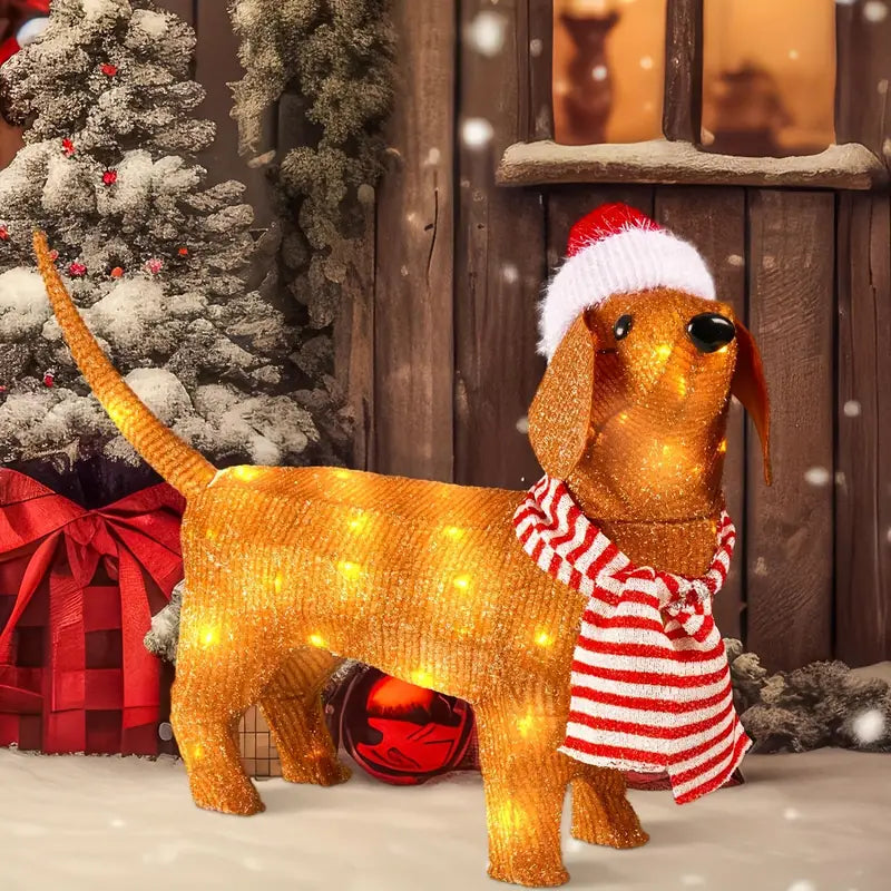 LED Dachshund Christmas Light