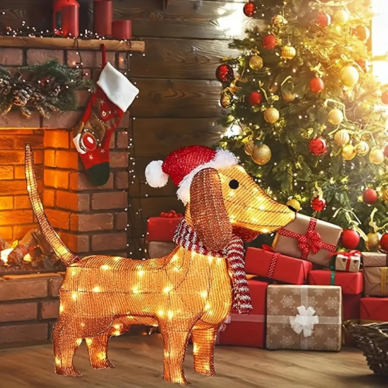 LED Dachshund Christmas Light