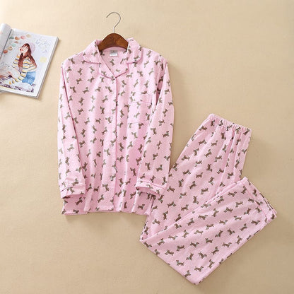 Pink Dachshund Pajamas