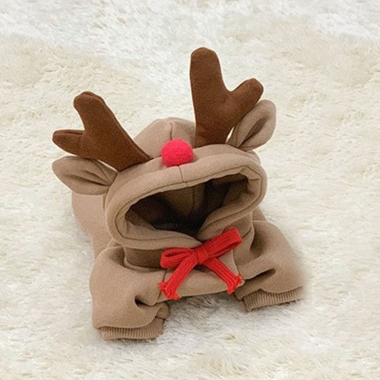 Reindeer Dog Hoodie 🦌🎄