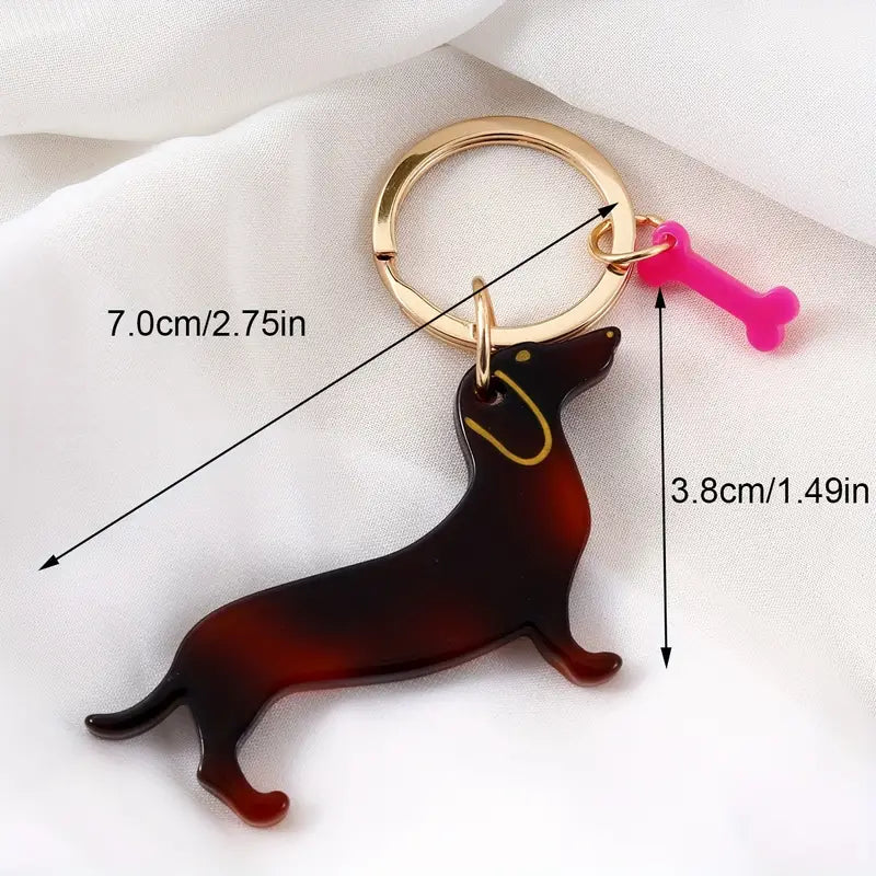 Weiner Dog Keychain