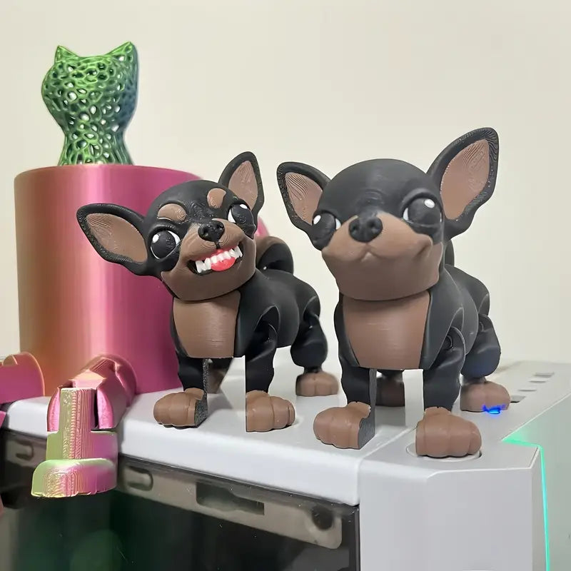 3D Printed Chihuahua Puppy Figurine
