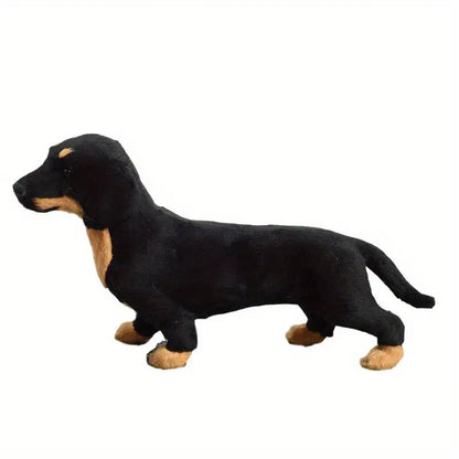 Leather Dachshund Figurines