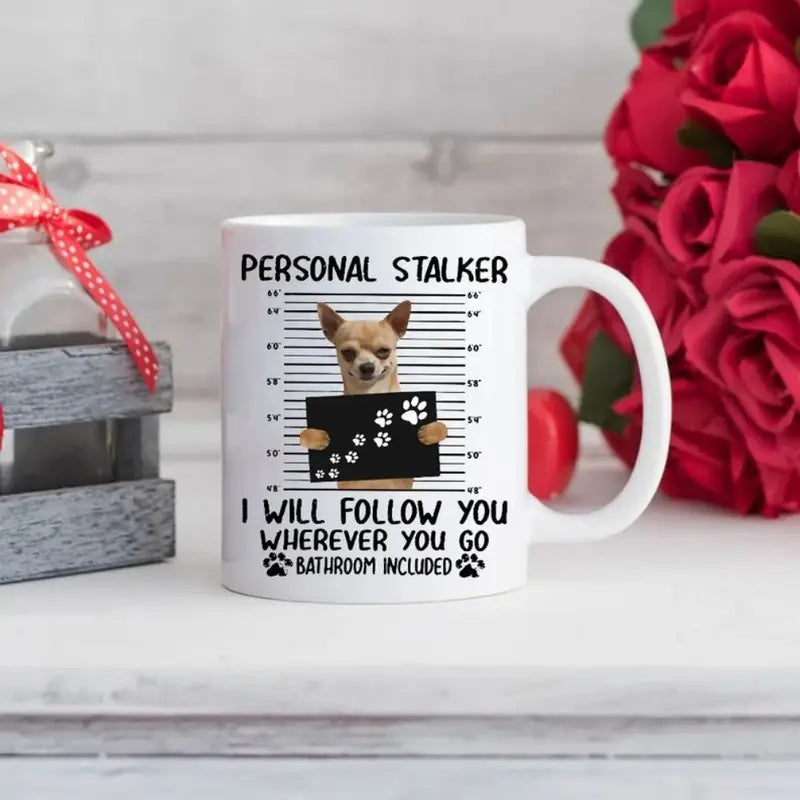 Chihuahua "Personal Stalker" Mug