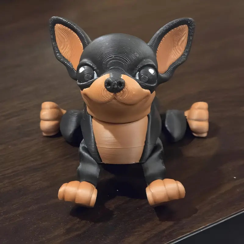 3D Printed Chihuahua Puppy Figurine