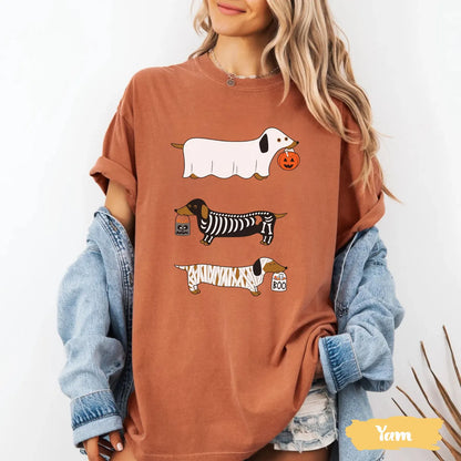 Halloween Hot Dog Shirt