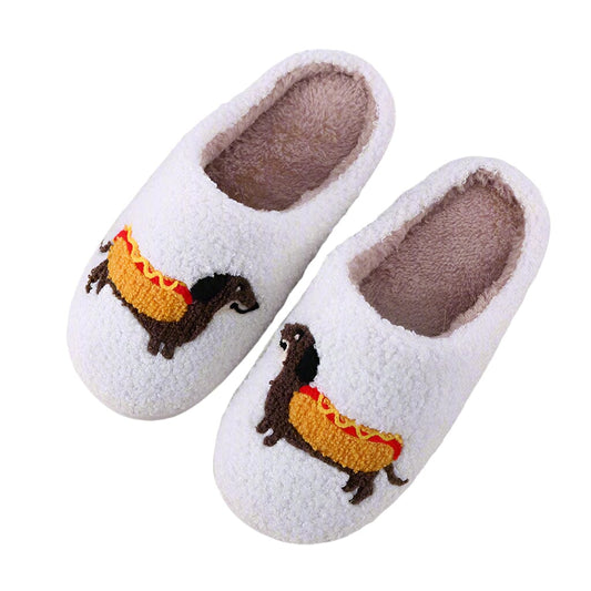 Hot Sausage Dog Slippers