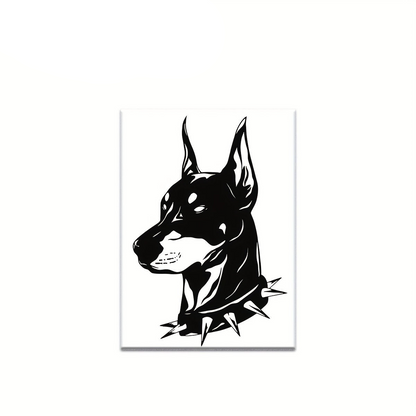 Doberman Pinscher Temporary Tattoo Sticker