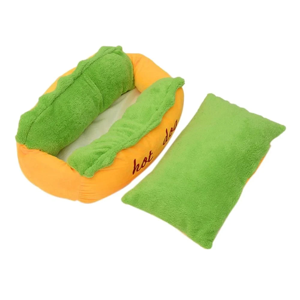 Hot Dog Pet Sleeping Bed