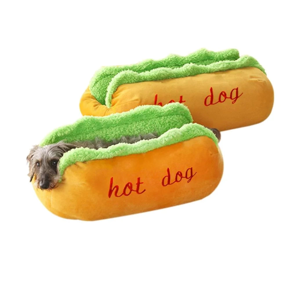 Hot Dog Pet Sleeping Bed