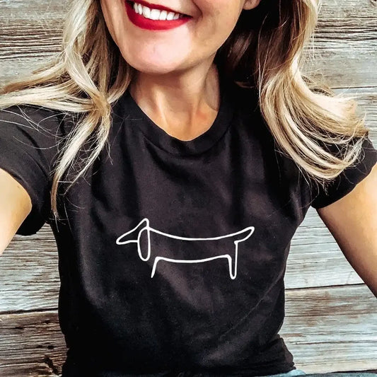 Picasso Dachshund T-Shirt